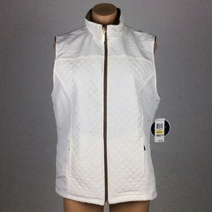 NWT Karen Scott Reversible Vest NWT Karen Scott Reversible Vest