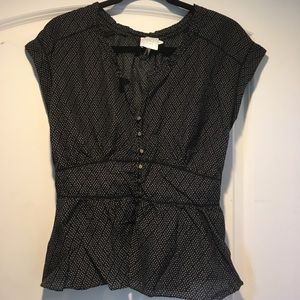 Anthropologie Peplum Top by HD In Paris Size 10 Anthropologie Peplum Top by HD In Paris Size 10
