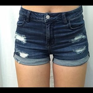 Denim shorts