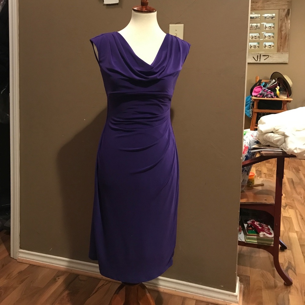 Lauren Ralph Lauren purple dress