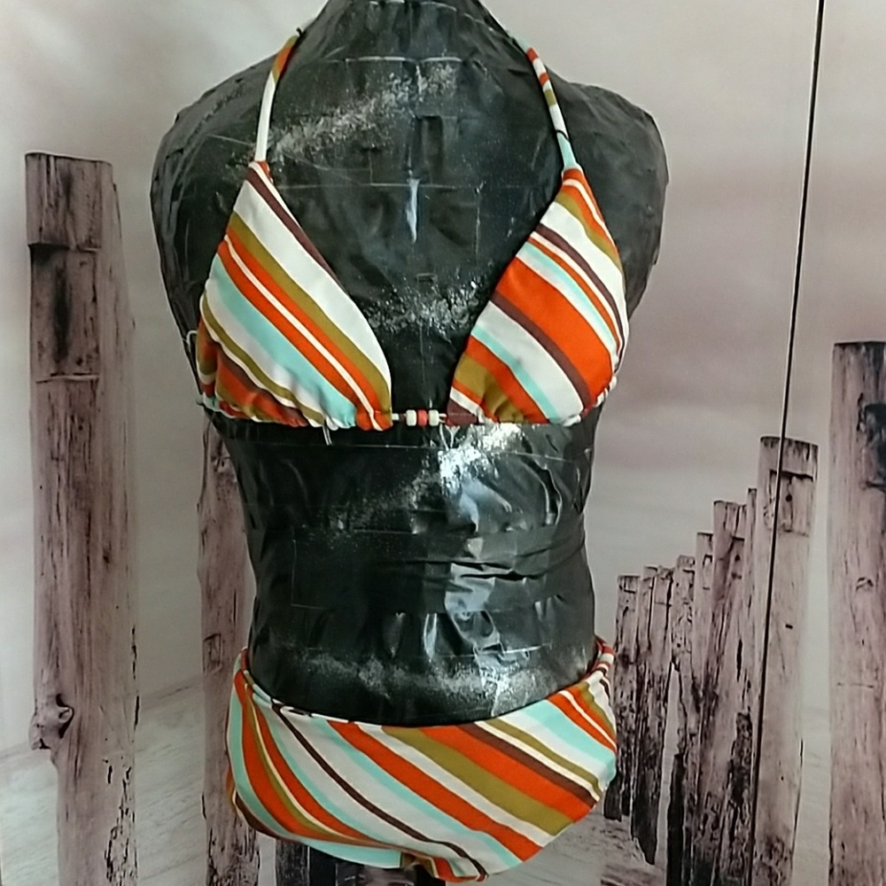 Multi-colored Reverseable 2-piece Bikini