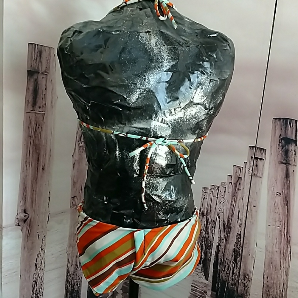 Multi-colored Reverseable 2-piece Bikini - Picture 2 of 8