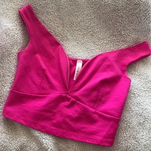 Pink croptop