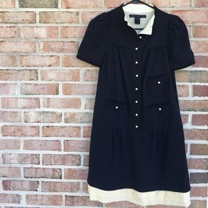 Marc by Marc Jacobs navy Pearl button dress Size 0