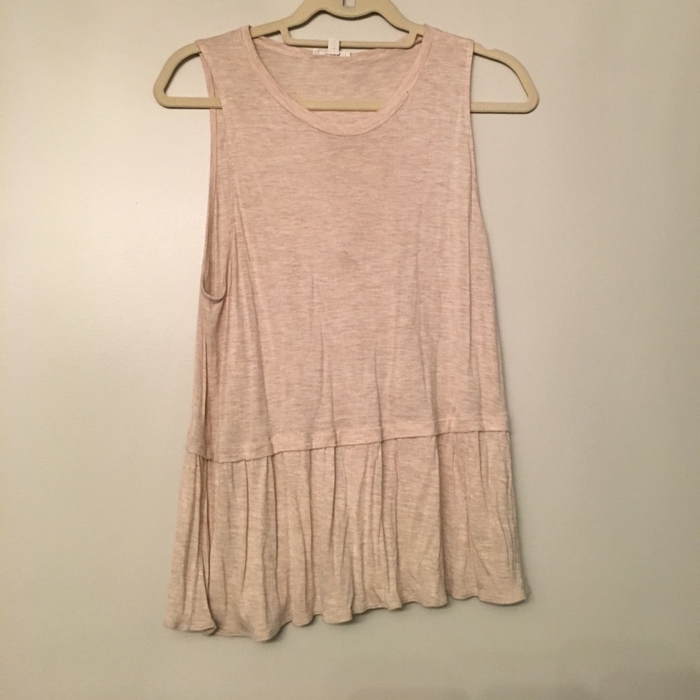 Aritzia Peplum Tank Top