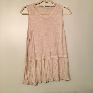 Aritzia Peplum Tank Top