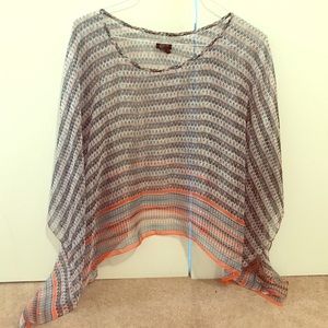 Sheer Poncho from Nordstrom!