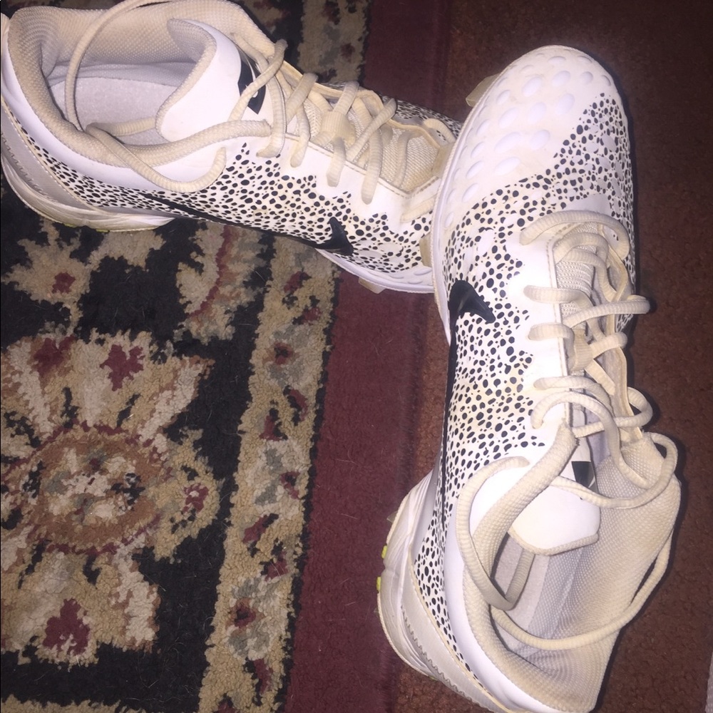 White Nike  Cleats