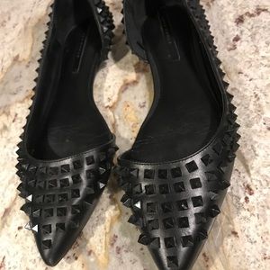 Zara Studded Flats