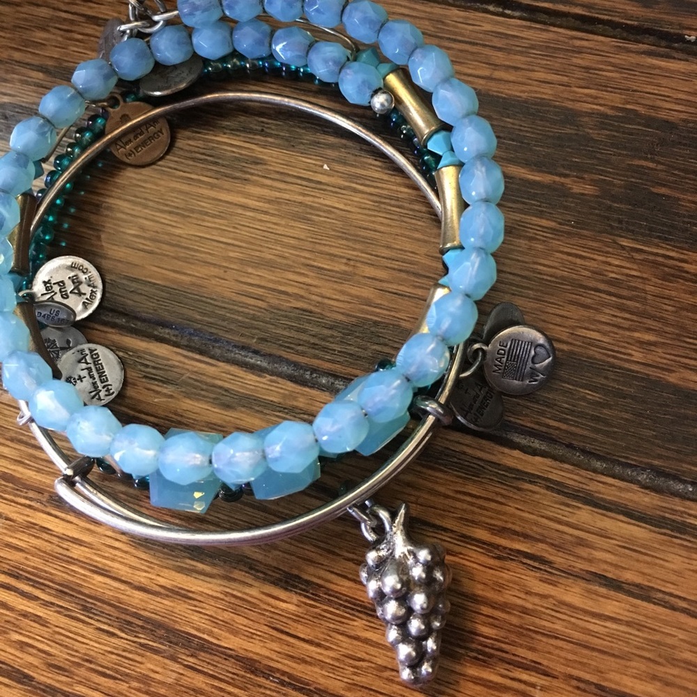 Alex & Ani grapes bangle