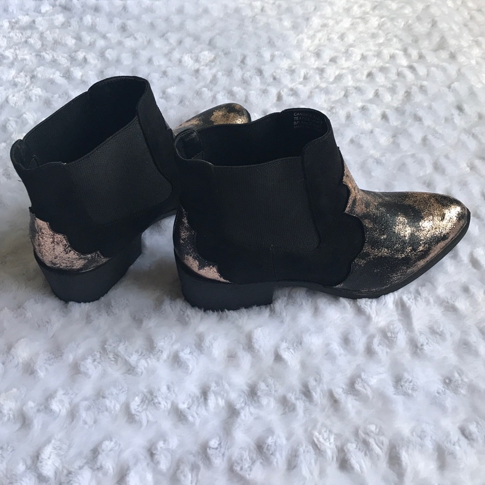 Last pair✨New| WESTERN BLACK GOLD FOIL BOOTS - Picture 3 of 8