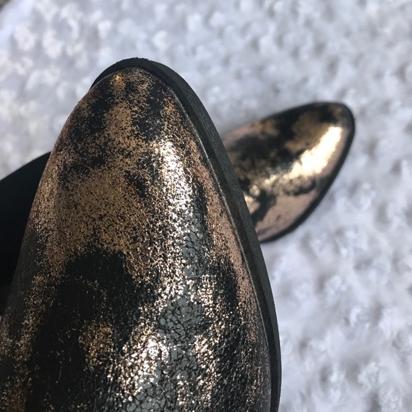 Last pair✨New| WESTERN BLACK GOLD FOIL BOOTS - Picture 7 of 8