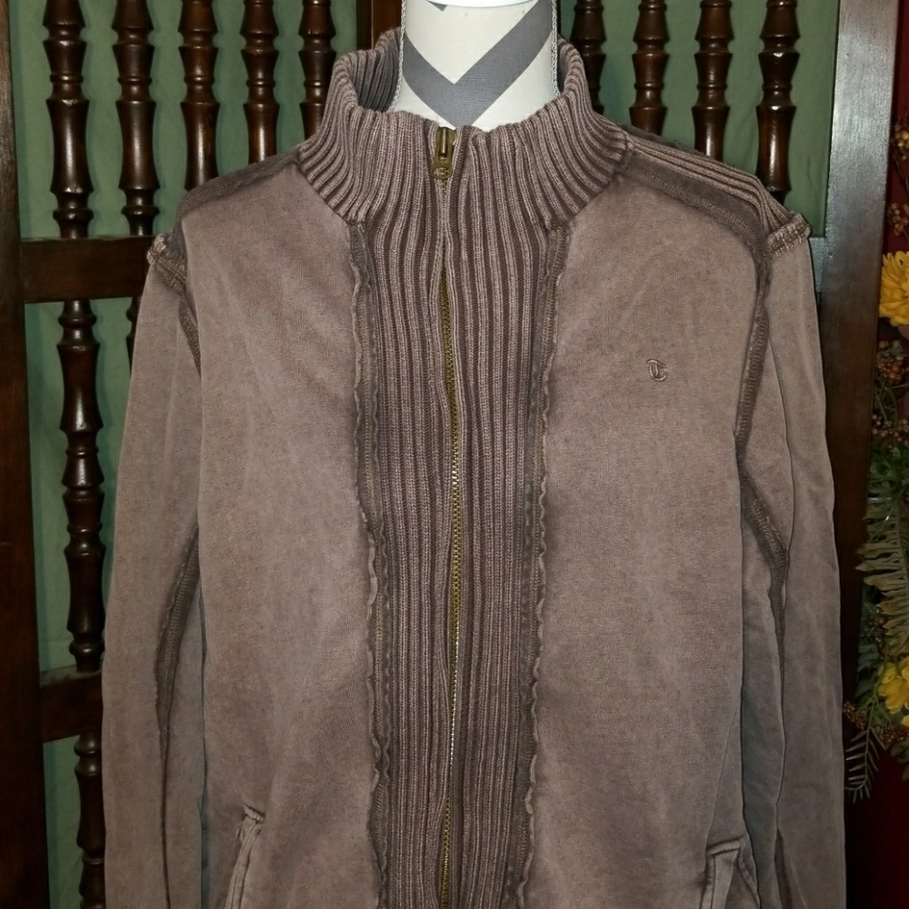 Trailer Vintage Fit, brown cotton jacket, Large
