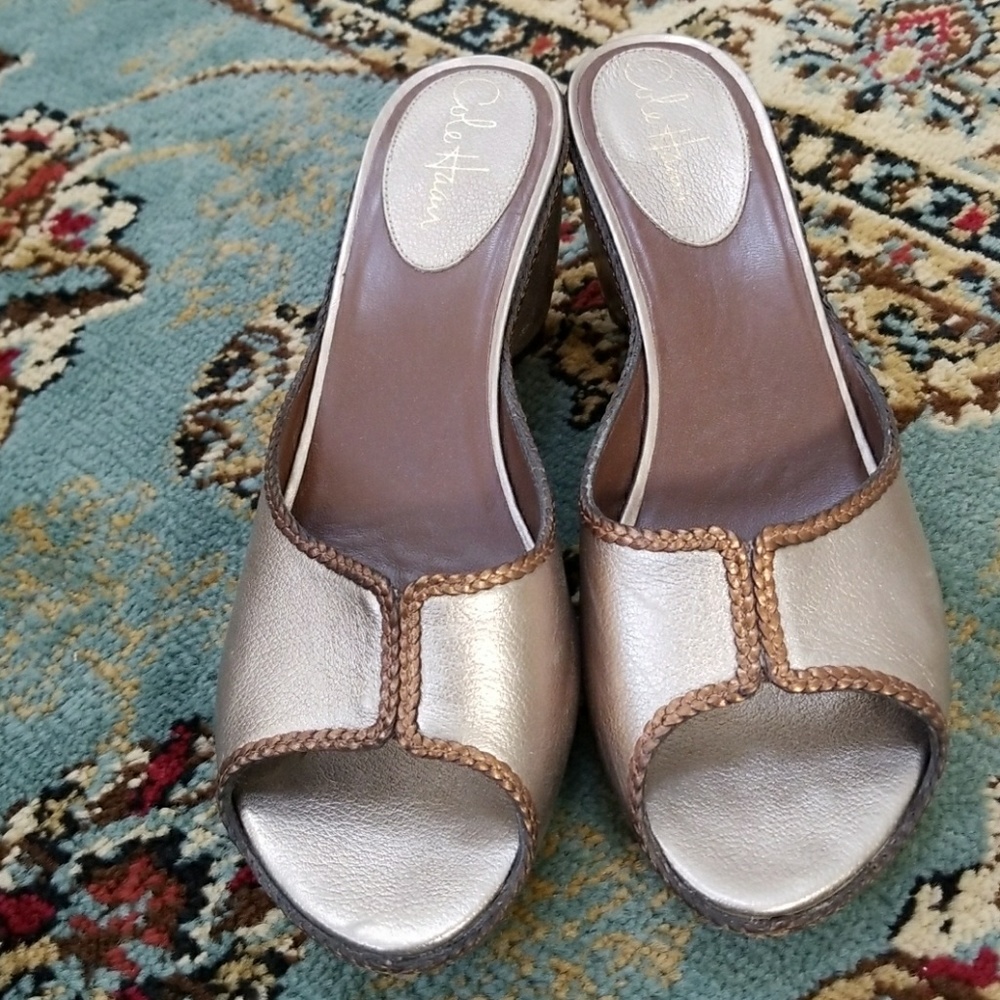 Cole Haan 9.5B Wedge Sandals