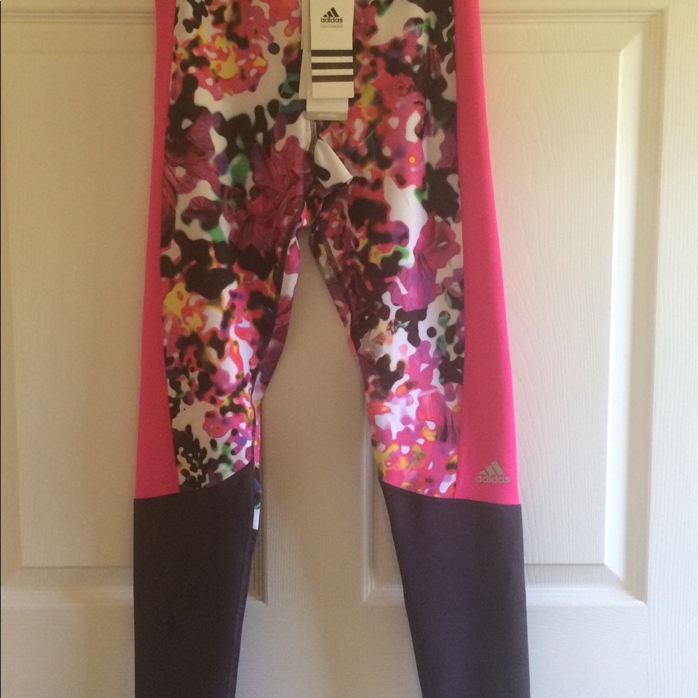 Adidas Floral Print Tights