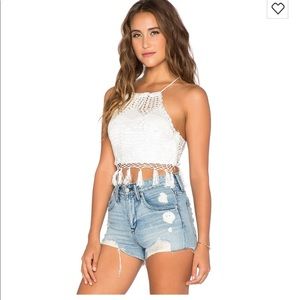 Tularosa Festival Top in White Small Tularosa Festival Top in White Small