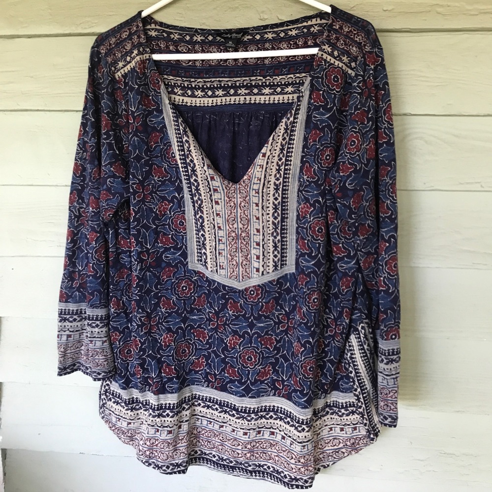 Lucky Brand peasant blouse