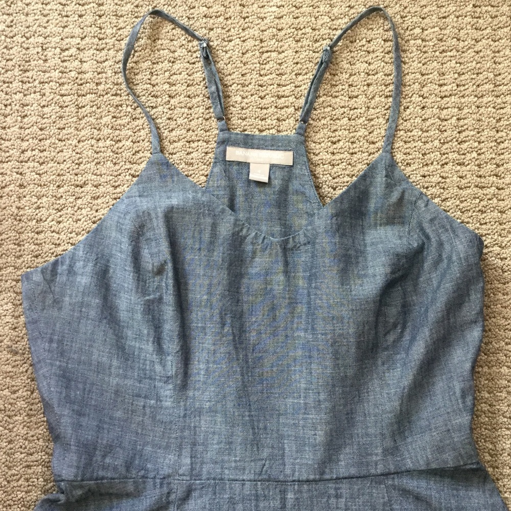 NWOT Banana republic chambray dress