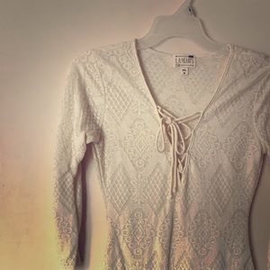 LA HEARTS cream lace bodysuit! Size M. RV:42$😍😈