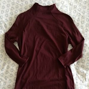 Intimately Free People 3/4 sleeve mock neck top