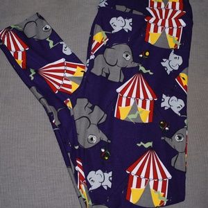 NWOT Circus Elephant LuLaRoe Leggings