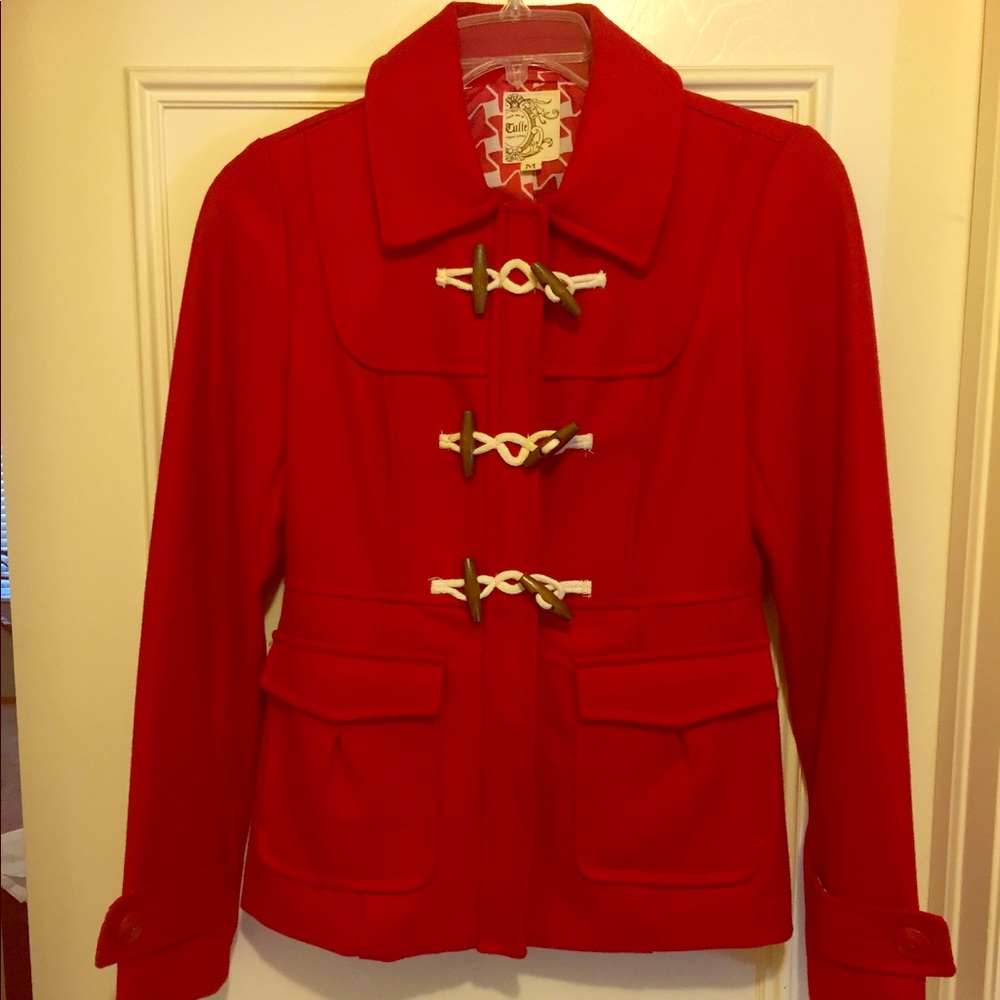 Red Nautical Coat