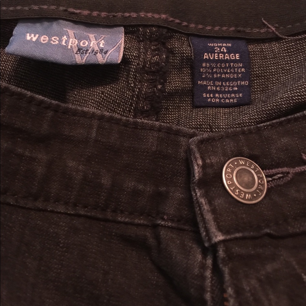 Black bootcut jeans