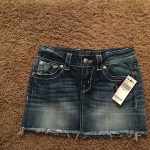 Miss Me Denim Skirt Size 25 Brand New