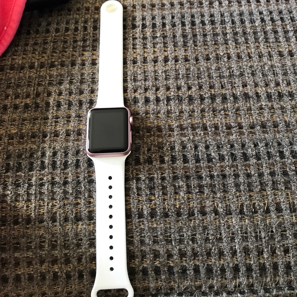 Apple Watch series 1. With several bands