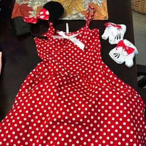Xsmall Minnie Mouse costume
