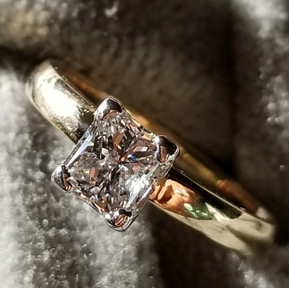 1ct Princess Cut Diamond Ring