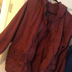 Rusty colored anorak jacket
