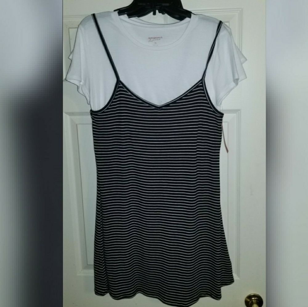 Black and White Striped Dresses