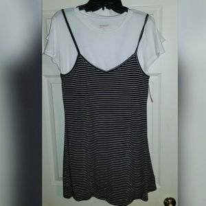 Black and White Striped Dresses