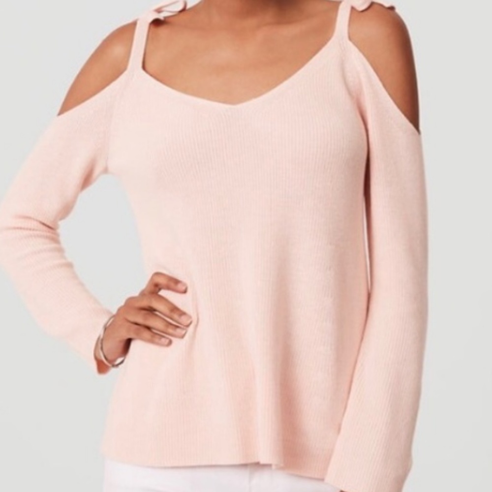 LOFT Cold Shoulder Sweater