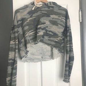 Distressed Crop Top