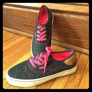 Levi Strauss denim shoes Levi Strauss denim shoes