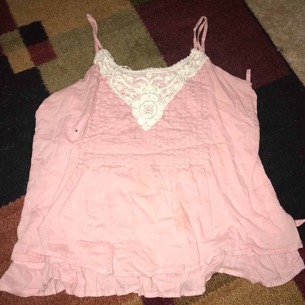 Pink Passport Tank sz M