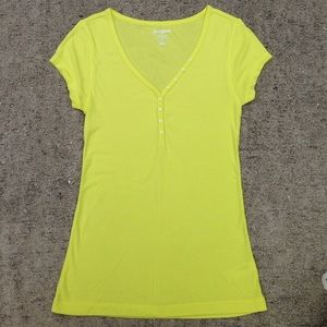 Old Navy neon yellow shirt, juniors small