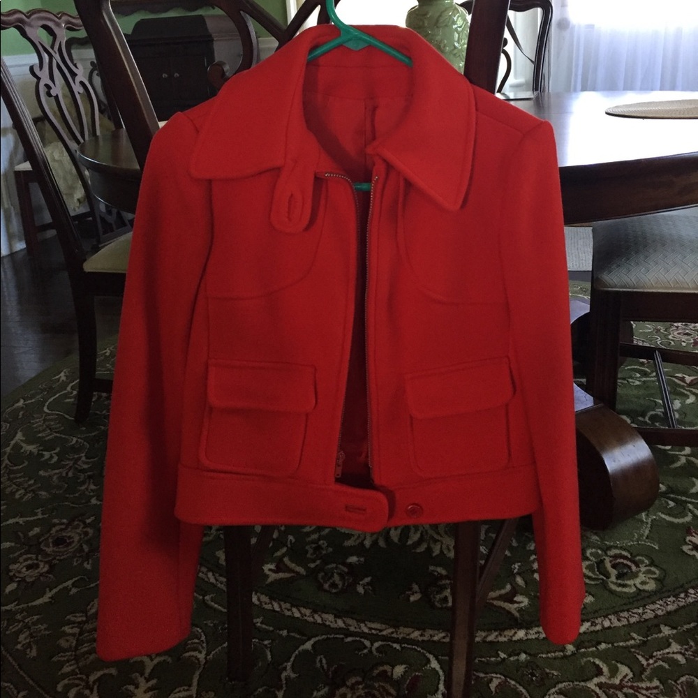 Vintage Calvin Klein Cropped Wool Jacket