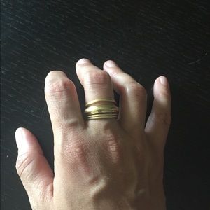 Gold Ribbon Ring by Madewell