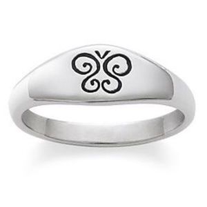James Avery Tiny Butterfly Ring in Sterling Silver