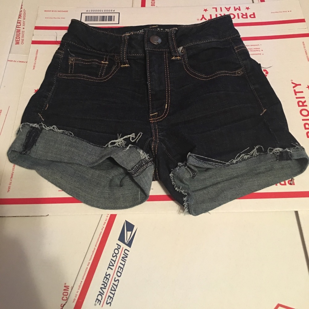 American Eagle Outfitters Stretch Dark Shorts