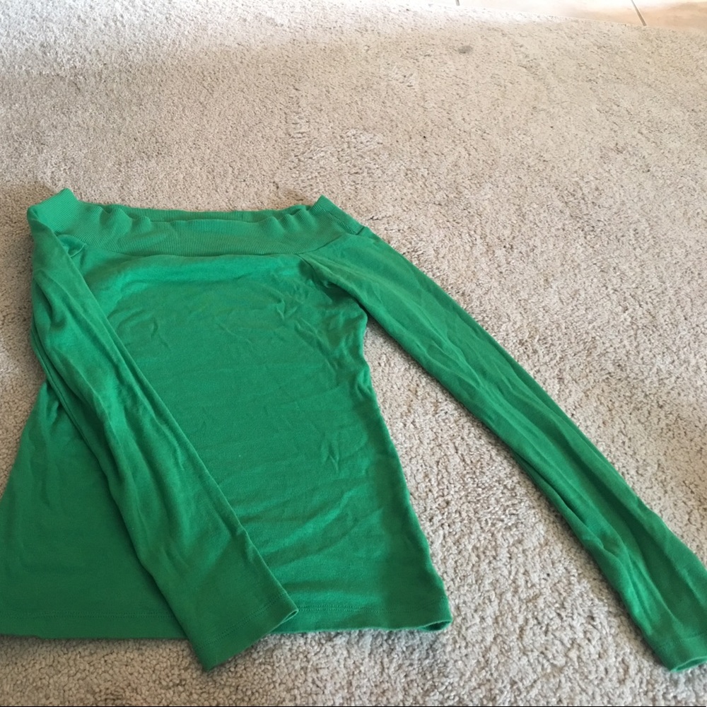 Green Victoria Secret green tee top