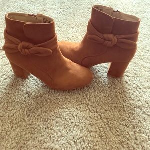 Justfab Hellen tan booties Justfab Hellen tan booties