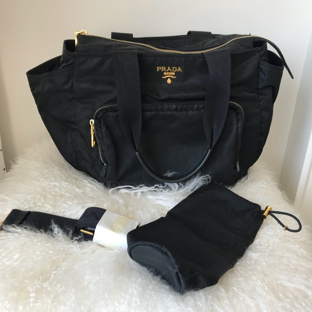 Prada diaper bag