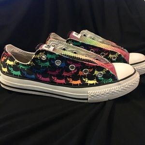 Hot Diggity Dog! Rainbow Dog All Star Converse