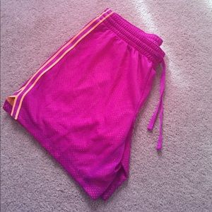 Pink & orange Danskin workout shorts
