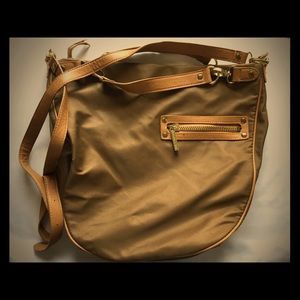 Olivia + Joy tan purse with strap