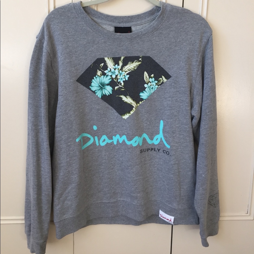 Diamond supply co. Crew neck sweatshirt